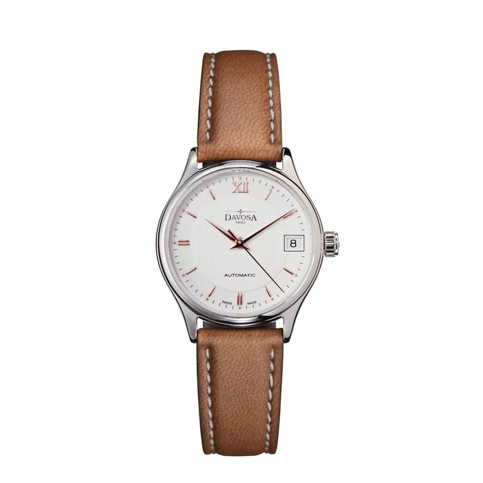 Classic Vegan Automatic Swiss-Made White Rose Gold Executive Watch 16618832v Classic Davosa USA Official Distributor. Prices are Final. Tax & duties included.