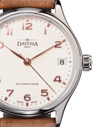 Classic Vegan Automatic Swiss-Made White Bronze Executive Watch 16618866V Executive Davosa USA Official Distributor. Prices are Final. Tax & duties included.