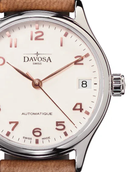 Classic Vegan Automatic Swiss-Made White Bronze Executive Watch 16618866V Executive Davosa USA Official Distributor. Prices are Final. Tax & duties included.