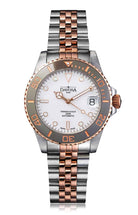Ternos Medium Automatic White Rose Gold Diving Watch 16619602 Diver Davosa USA Official Distributor. Prices are Final. Tax & duties included.