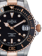 Ternos Medium Automatic Black Rose Gold Diving Watch 16619650 Diver Davosa USA Official Distributor. Prices are Final. Tax & duties included.