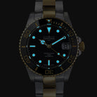 Ternos Medium Automatic 200m Swiss-Made Black Gold Men's Diver Watch 16619750 Diver Davosa USA Official Distributor. Prices are Final. Tax & duties included.