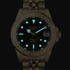 Ternos Medium Automatic Golden Diving Watch 16619805 Diver Davosa USA Official Distributor. Prices are Final. Tax & duties included.