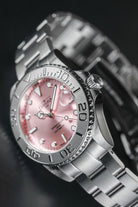 Ternos Medium Automatic Limited Edition California Pink Diver Watch 16619960 Diver Davosa USA Official Distributor. Prices are Final. Tax & duties included.
