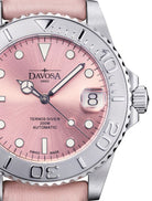 Ternos Medium Automatic Limited Edition California Pink Diver Watch 16619960 Diver Davosa USA Official Distributor. Prices are Final. Tax & duties included.