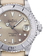 Ternos Medium Automatic Limited Edition California Sandy Beige Diver Watch 16619980 Diver Davosa USA Official Distributor. Prices are Final. Tax & duties included.