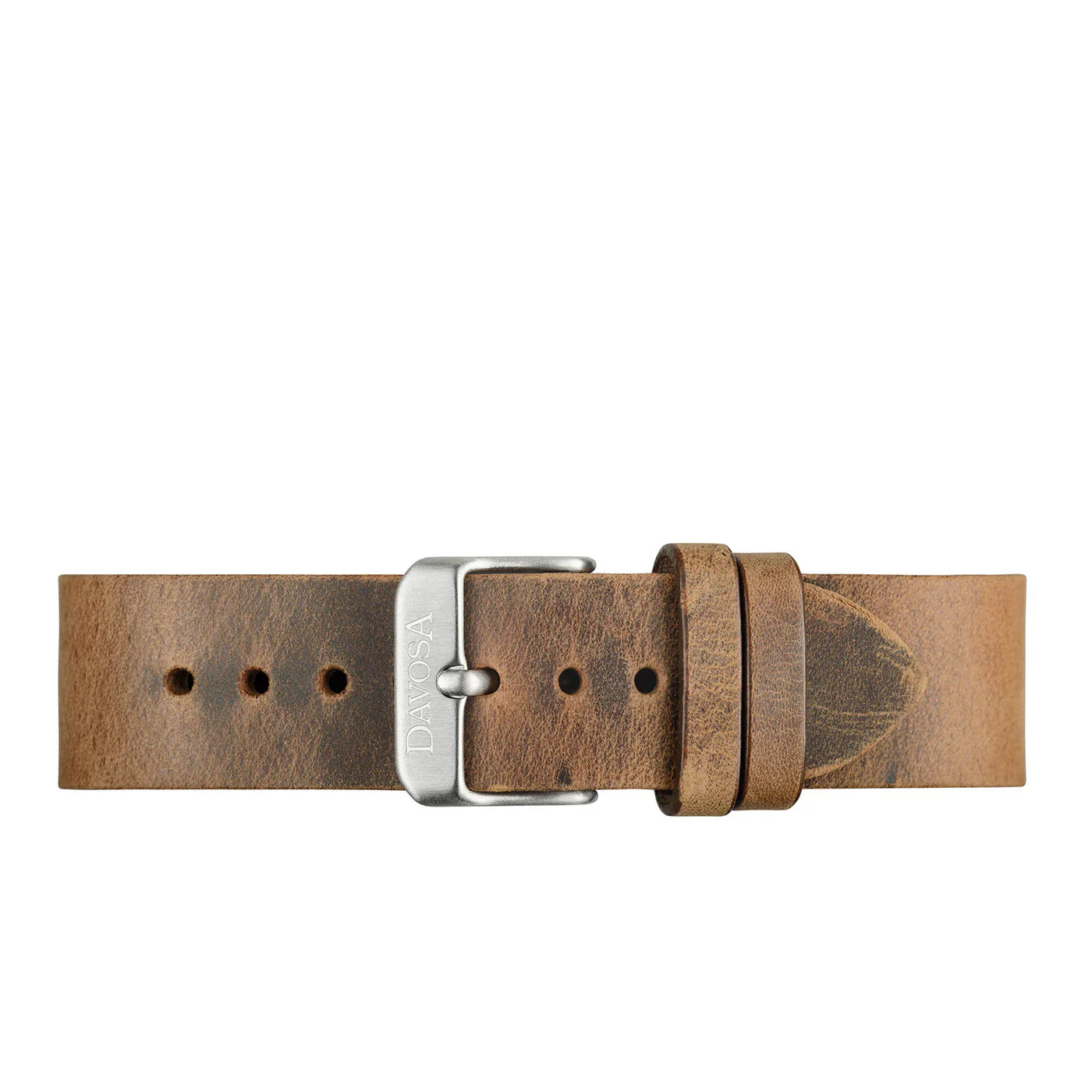 Davosa Calfskin Leather Vintage Brown 20mm 169.500.95 Straps Davosa USA Official Distributor. Prices are Final. Tax & duties included. 20mm Brown Leather