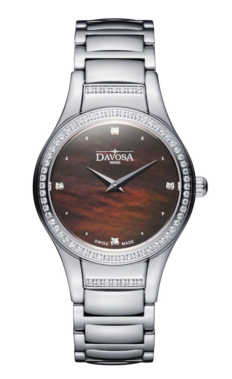 Lunastar Quartz Swiss-Made Silver Ladies Watch 16857365 Ladies Davosa USA Official Distributor. Prices are Final. Tax & duties included.