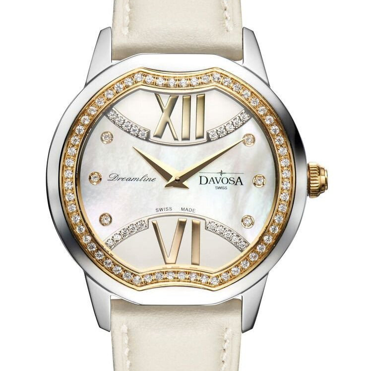 Dreamline II Quartz Swiss-Made Silver Tan Ladies Watch 16756025 Ladies Davosa USA Official Distributor. Prices are Final. Tax & duties included.