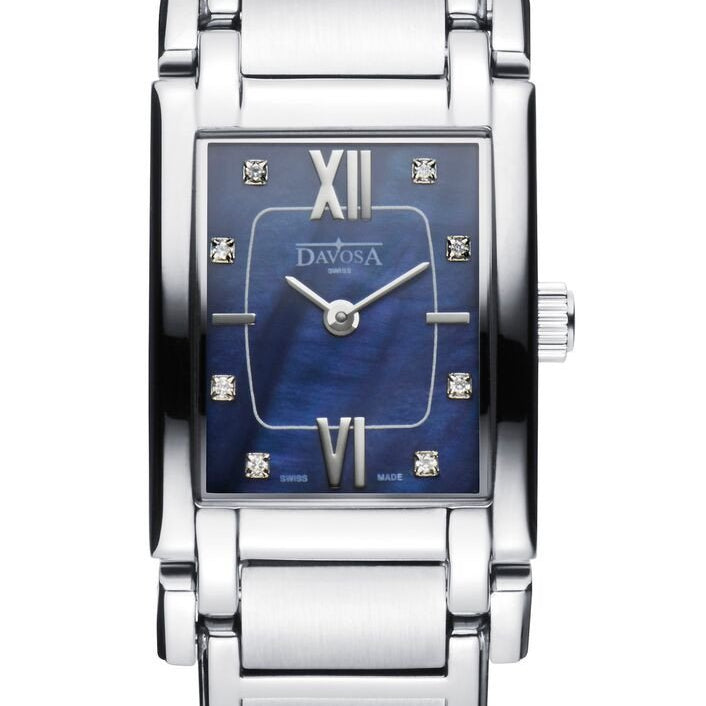 Memory Quartz Swiss-Made Blue Ladies Watch 16857255 Ladies Davosa USA Official Distributor. Prices are Final. Tax & duties included.