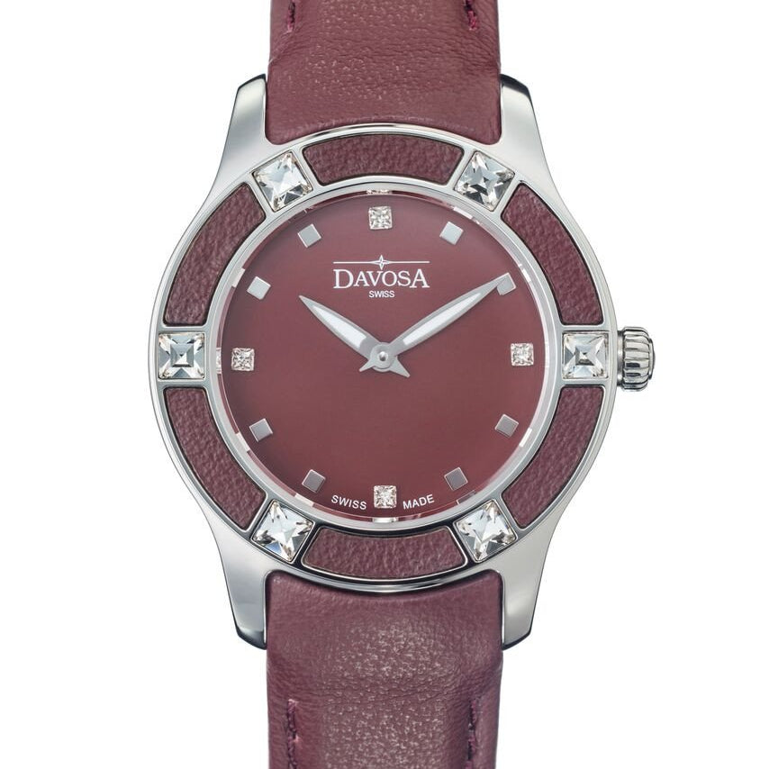 Irisea Quartz Swiss-Made Red Red Ladies Watch 16756765 Ladies Davosa USA Official Distributor. Prices are Final. Tax & duties included.