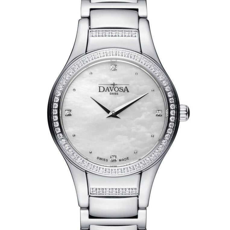 Lunastar Quartz Swiss-Made Silver Ladies Watch 16857315 Ladies Davosa USA Official Distributor. Prices are Final. Tax & duties included.