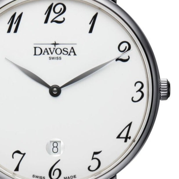 Pianos II Quartz Swiss-Made White Executive Watch 16347626 Executive Davosa USA Official Distributor. Prices are Final. Tax & duties included.