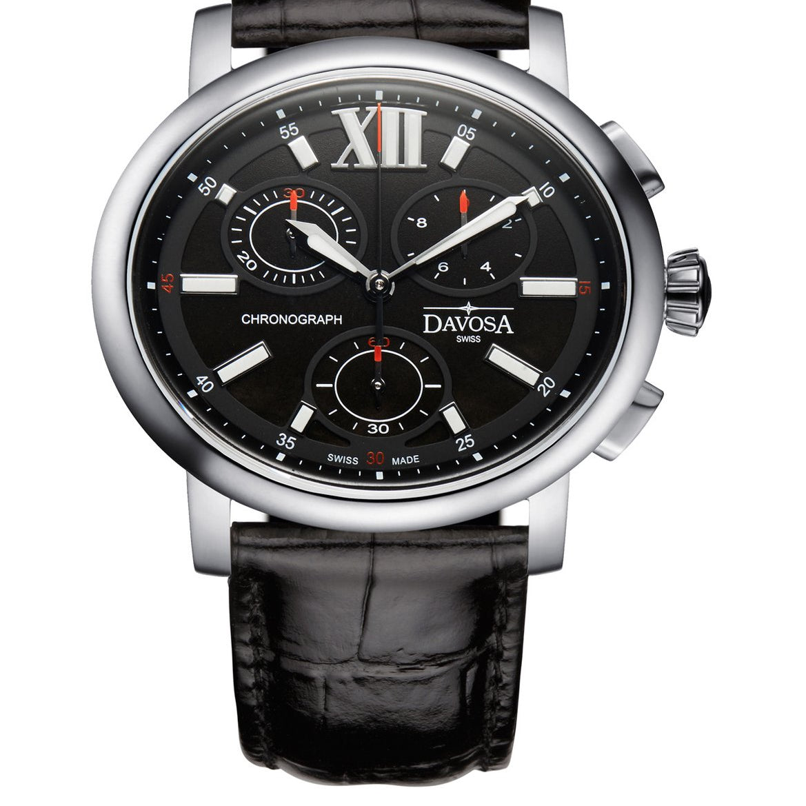 Oval Edition Quartz Chronograph Black Black Ladies Watch 16756955 Ladies Davosa USA Official Distributor. Prices are Final. Tax & duties included.