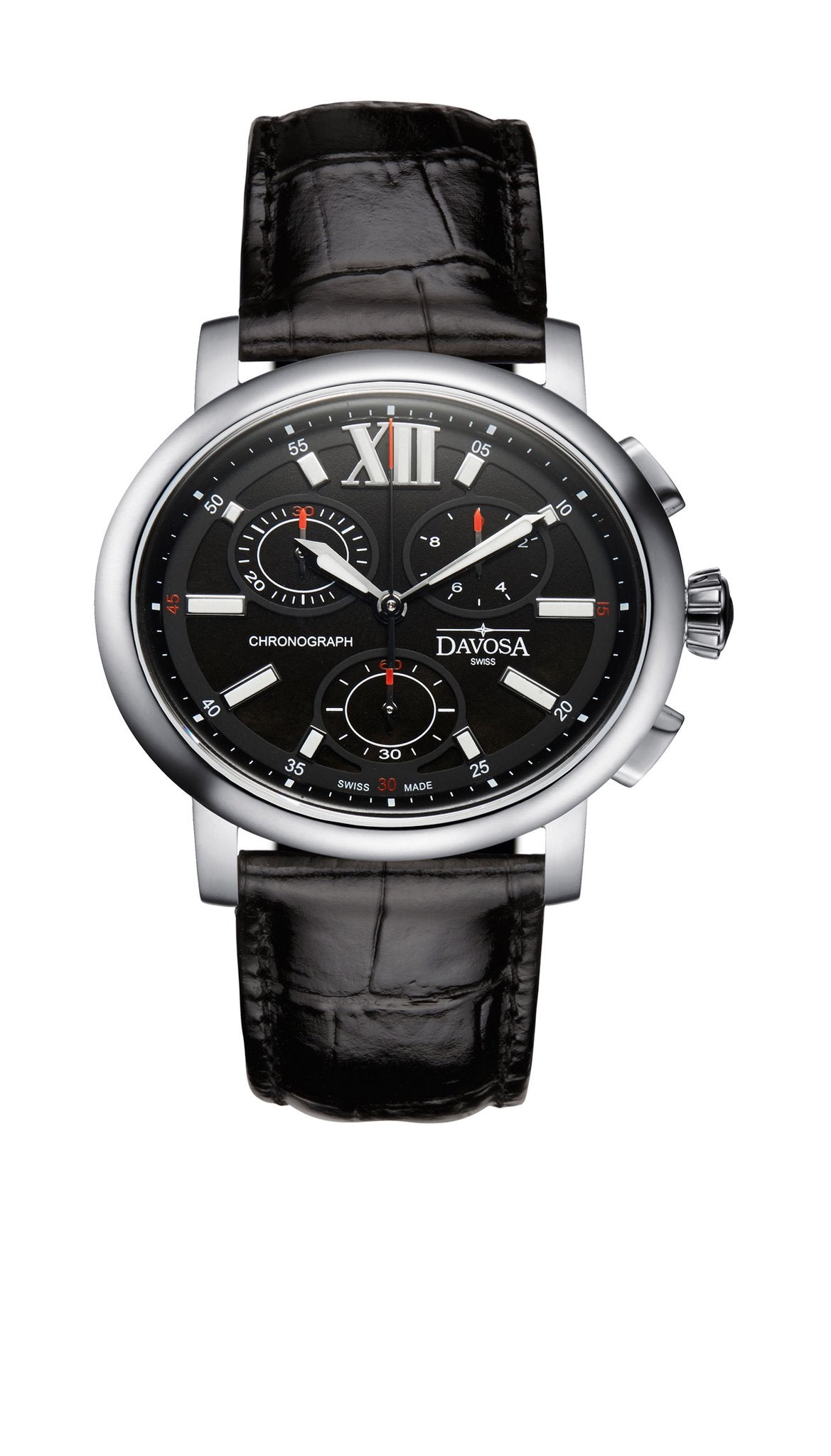 Oval Edition Quartz Chronograph Black Black Ladies Watch 16756955 Ladies Davosa USA Official Distributor. Prices are Final. Tax & duties included.