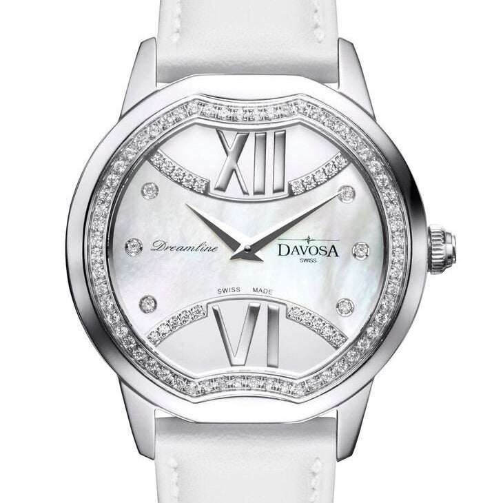 Dreamline II Quartz Swiss-Made Silver Gray Ladies Watch 16755925 Ladies Davosa USA Official Distributor. Prices are Final. Tax & duties included.