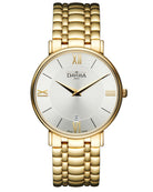 Pianos II Quartz PVD Guilloche Silver Gold Executive Watch 16347815 Executive Davosa USA Official Distributor. Prices are Final. Tax & duties included.