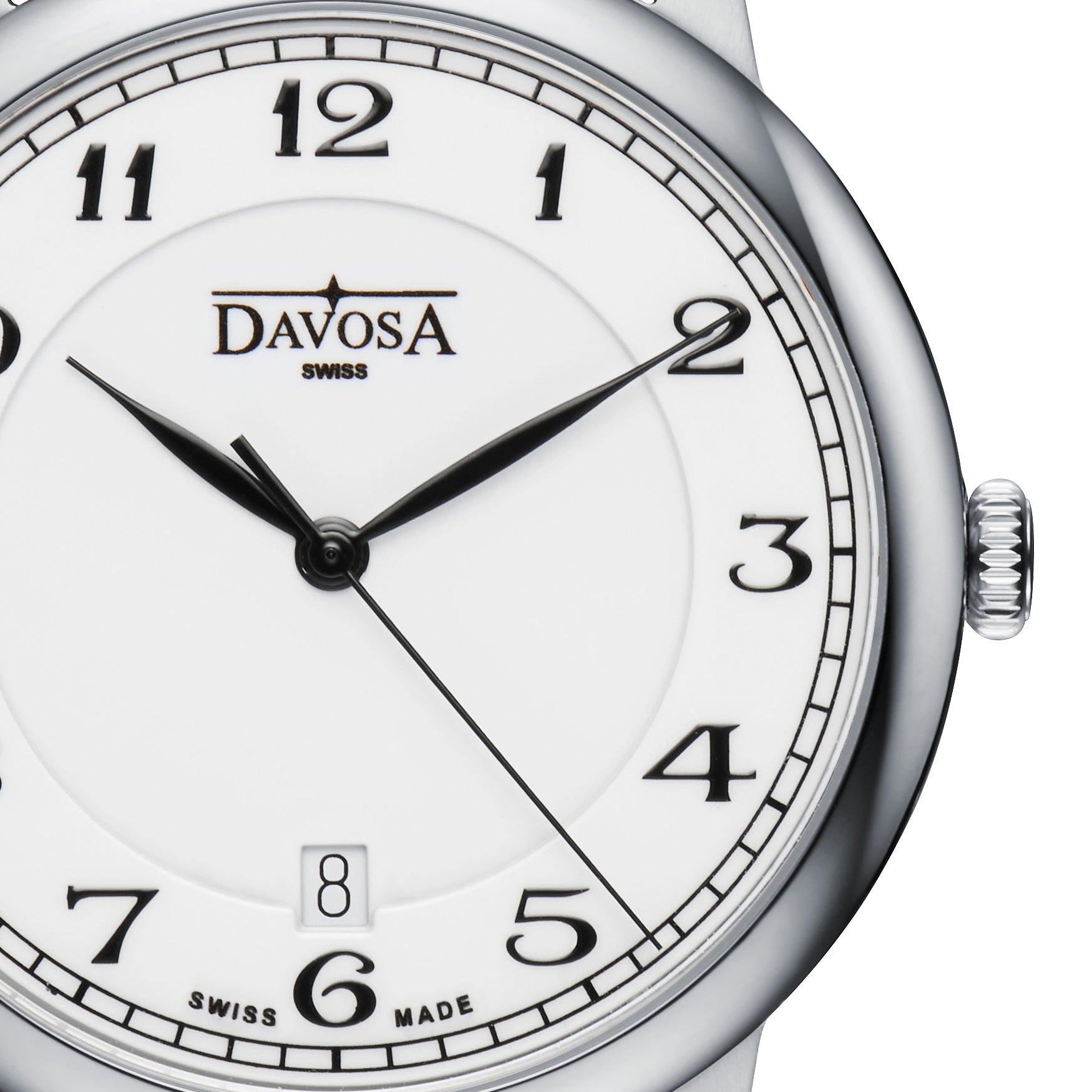 Amaranto Quartz Swiss-Made White Black Executive Watch 16248026 Executive Davosa USA Official Distributor. Prices are Final. Tax & duties included.