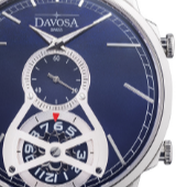 CUORE² Quartz Swiss-Made 5ATM Blue Executive Watch 16249744 Executive Davosa USA Official Distributor. Prices are Final. Tax & duties included.