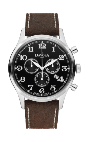 Heritage Quartz Chronograph Black Brown Executive Watch 16247956 Chronograph Davosa USA Official Distributor. Prices are Final. Tax & duties included.