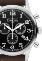 Heritage Quartz Chronograph Black Brown Executive Watch 16247956 Chronograph Davosa USA Official Distributor. Prices are Final. Tax & duties included.