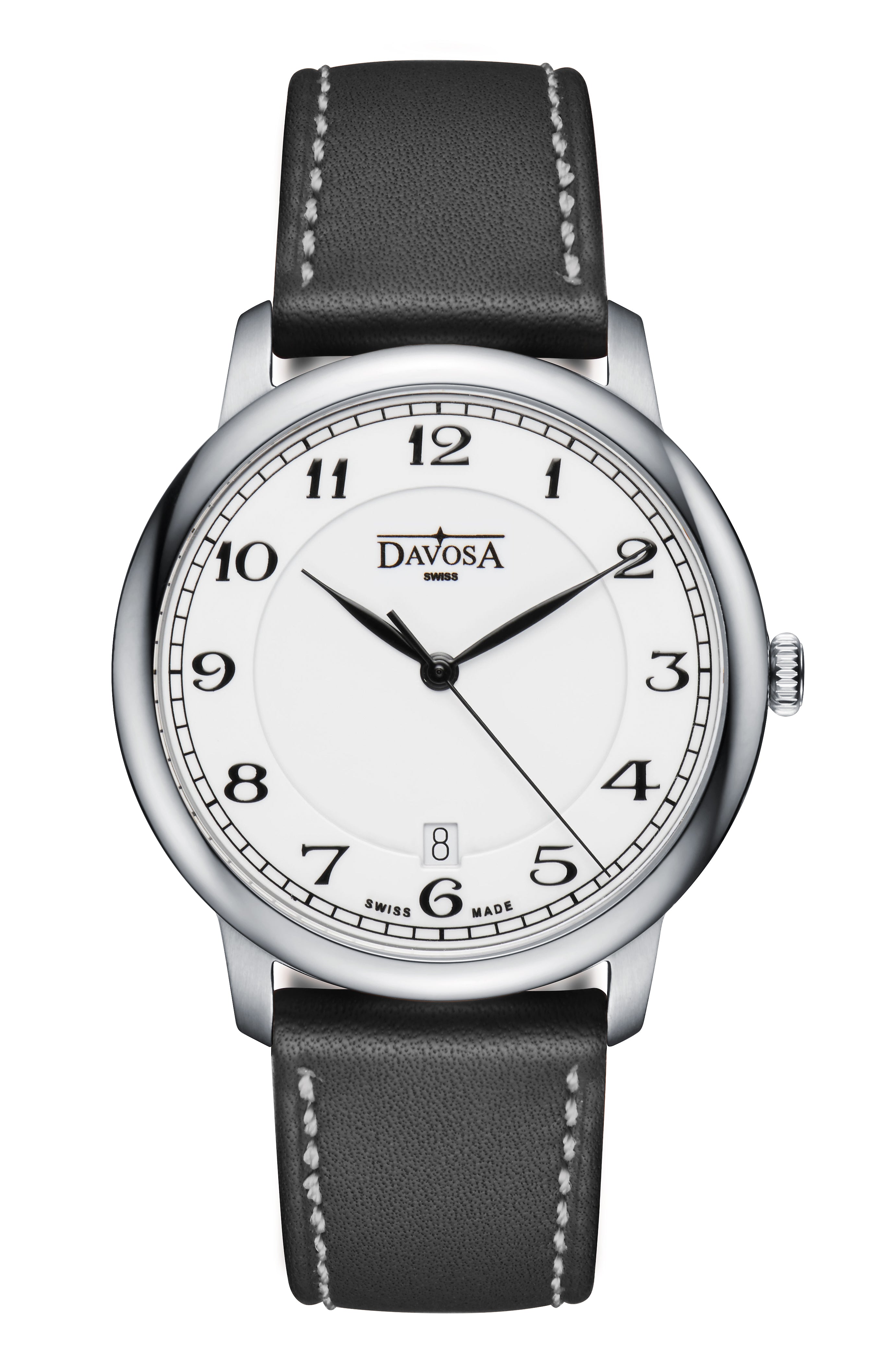 Amaranto Quartz Swiss-Made White Black Executive Watch 16248026 Executive Davosa USA Official Distributor. Prices are Final. Tax & duties included.