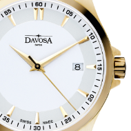 Classic Quartz Swiss-Made White Golden Executive Watch 16347915 Classic Davosa USA Official Distributor. Prices are Final. Tax & duties included.