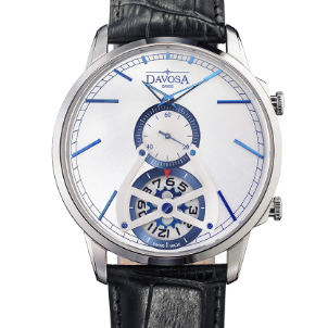 CUORE² Quartz Swiss-Made 5ATM Silver Executive Watch 16249714 Executive Davosa USA Official Distributor. Prices are Final. Tax & duties included.