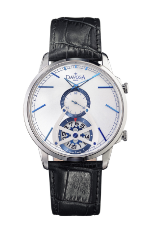 CUORE² Quartz Swiss-Made 5ATM Silver Executive Watch 16249714 Executive Davosa USA Official Distributor. Prices are Final. Tax & duties included.