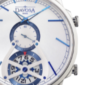 CUORE² Quartz Swiss-Made 5ATM Silver Executive Watch 16249714 Executive Davosa USA Official Distributor. Prices are Final. Tax & duties included.