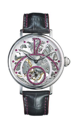 Grande Diva Mechanical Swiss-Made Skeleton Black Ladies Watch 16550060 Ladies Davosa USA Official Distributor. Prices are Final. Tax & duties included.