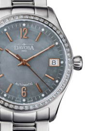 Newton Automatic Swiss-Made Grey Bronze Tone Ladies Watch 16619355 Ladies Davosa USA Official Distributor. Prices are Final. Tax & duties included.