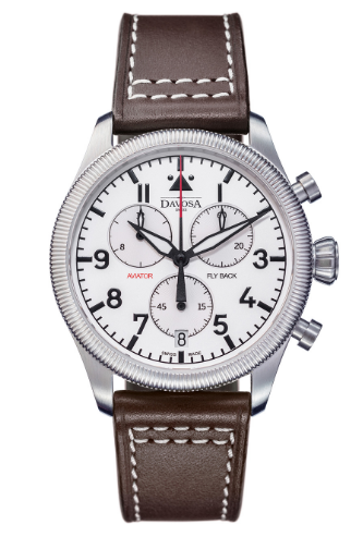 Aviator Fly Back Quartz Chronograph White Men's Pilot Watch 16249915 Pilot Davosa USA Official Distributor. Prices are Final. Tax & duties included.