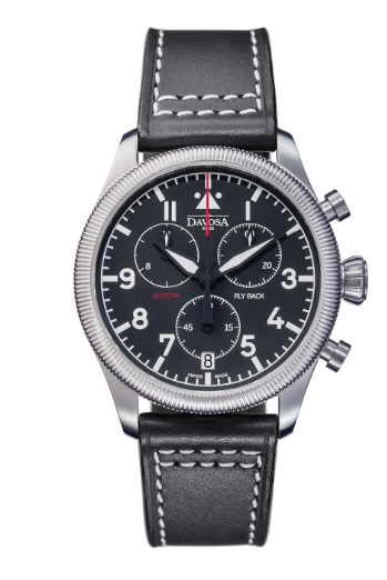 Aviator Fly Back Quartz Chronograph Black Men's Pilot Watch 16249955 Pilot Davosa USA Official Distributor. Prices are Final. Tax & duties included.