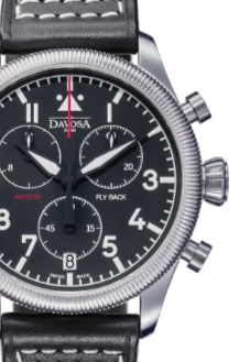 Aviator Fly Back Quartz Chronograph Black Men's Pilot Watch 16249955 Pilot Davosa USA Official Distributor. Prices are Final. Tax & duties included.