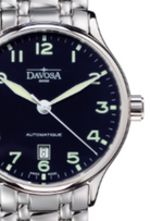 Classic Automatic Swiss-Made Blue Executive Watch 16145650 Classic Davosa USA Official Distributor. Prices are Final. Tax & duties included.