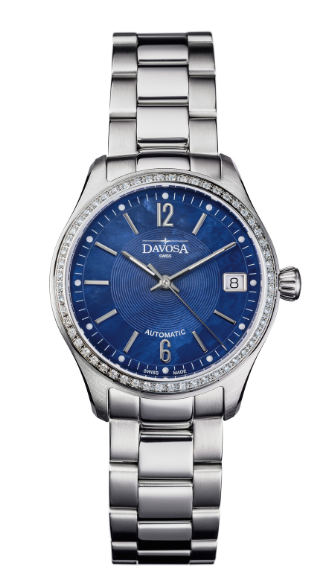 Newton Automatic Swiss-Made Blue Ladies Watch 16619140 Ladies Davosa USA Official Distributor. Prices are Final. Tax & duties included.