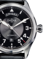 Newton Day-Date Automatic 44mm Black Black Pilot Watch 16158555 Pilot Davosa USA Official Distributor. Prices are Final. Tax & duties included.
