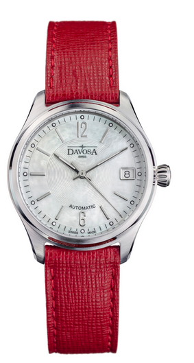 Newton Automatic Swiss-Made White Red Ladies Watch 16619019 Ladies Davosa USA Official Distributor. Prices are Final. Tax & duties included.