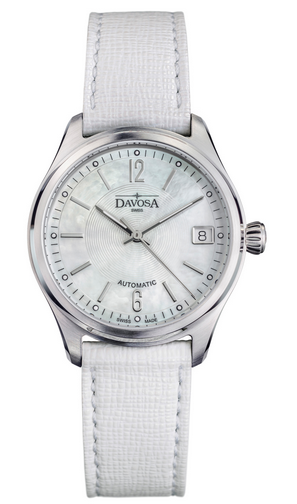Newton Automatic Swiss-Made White Gray Ladies Watch 16619011 Ladies Davosa USA Official Distributor. Prices are Final. Tax & duties included.