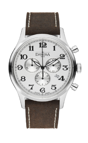 Heritage Quartz Chronograph White Brown Executive Watch 16247916 Chronograph Davosa USA Official Distributor. Prices are Final. Tax & duties included.