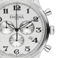Heritage Quartz Chronograph White Brown Executive Watch 16247916 Chronograph Davosa USA Official Distributor. Prices are Final. Tax & duties included.