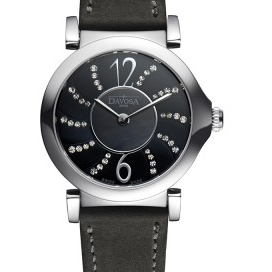 Arielle Quartz Swiss-Made Black Ladies Dress Watch 16755855 Ladies Davosa USA Official Distributor. Prices are Final. Tax & duties included.