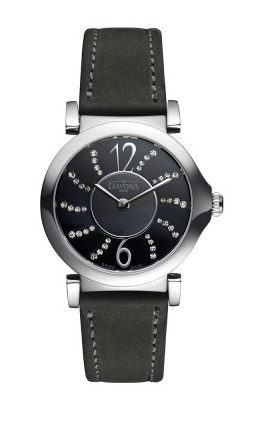 Arielle Quartz Swiss-Made Black Ladies Dress Watch 16755855 Ladies Davosa USA Official Distributor. Prices are Final. Tax & duties included.