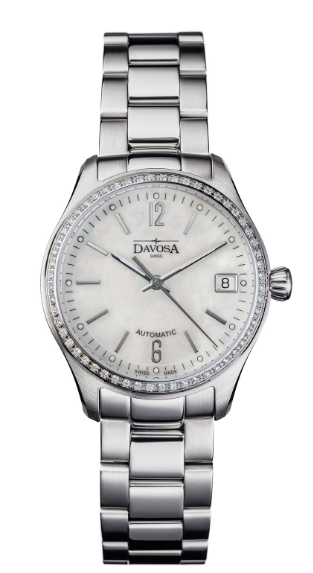 Newton Automatic Swiss-Made Mother of Pearl Ladies Watch 16619110 Ladies Davosa USA Official Distributor. Prices are Final. Tax & duties included.