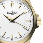 Classic Quartz Swiss-Made Gold-Tone Executive Watch 16858915 Classic Davosa USA Official Distributor. Prices are Final. Tax & duties included.