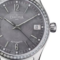 Newton Automatic Swiss-Made Gray Ladies Watch 16619150 Ladies Davosa USA Official Distributor. Prices are Final. Tax & duties included.