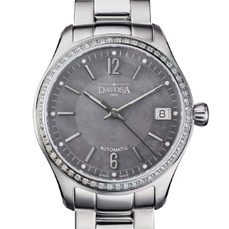 Newton Automatic Swiss-Made Gray Ladies Watch 16619150 Ladies Davosa USA Official Distributor. Prices are Final. Tax & duties included.