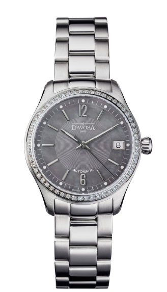 Newton Automatic Swiss-Made Gray Ladies Watch 16619150 Ladies Davosa USA Official Distributor. Prices are Final. Tax & duties included.