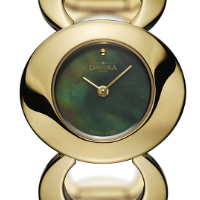 Vintage 60s Quartz Gold-Tone Black Ladies Watch 16857175 Ladies Davosa USA Official Distributor. Prices are Final. Tax & duties included.